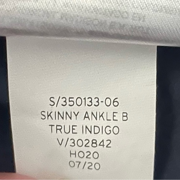 GAP Women’s Skinny Ankle Pants in Bi-Stretch Navy Blue 14 Tall Large Long - Picture 12 of 14